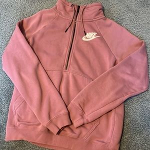 Purple nike quarter zip size small